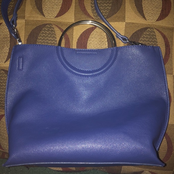 New York & co handle purse w/crossbody strap - Picture 2 of 5